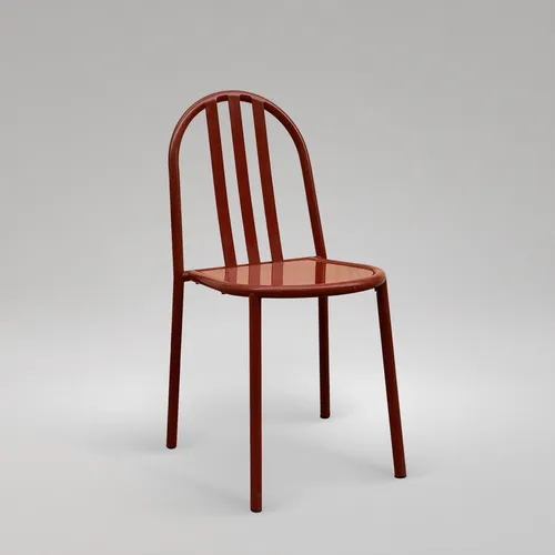 Chaise rouge de Mallet Stevens