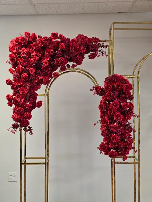 Red Rose Arch Flowers Rental | Jackson TN 