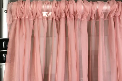 Dusty Rose Sheer Drapes (Pipe and Drape Panels)