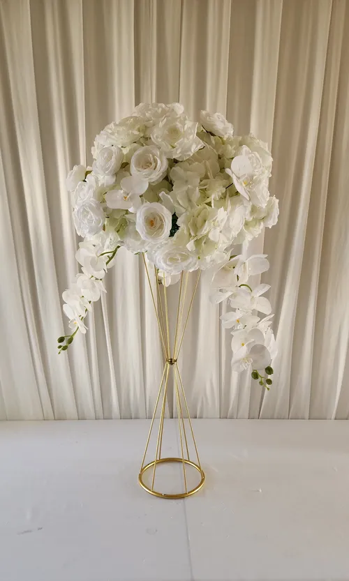 40 cm White Rose Flower Ball Centerpiece
