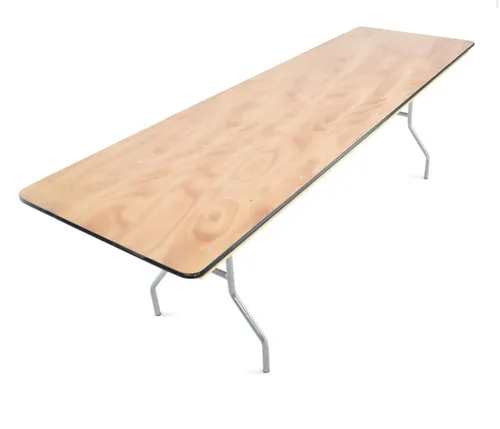 8ft wood tables
