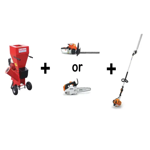 Trimming & Mulching Pack w/ Hedger