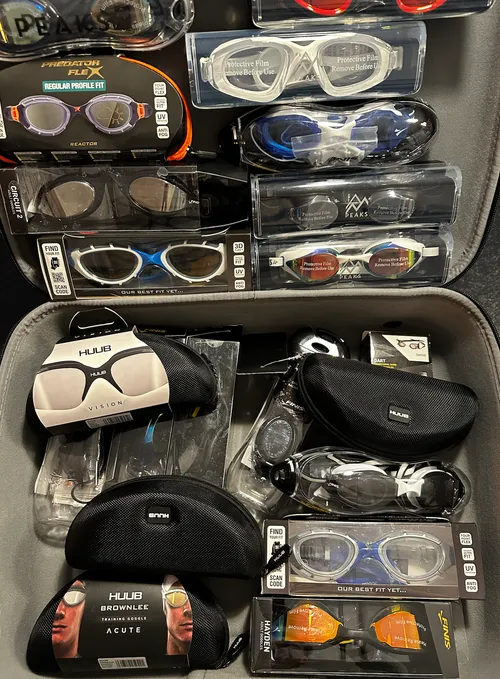 Testkoffer zwembrillen