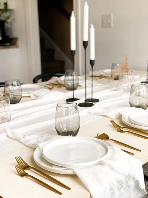 Black Taper Candle Holder