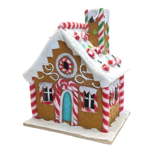 Smalls - Gingerbread House w Candy Canes - 9