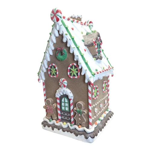 Smalls - Gingerbread House w Gingerbread Man/Woman by Door - 11