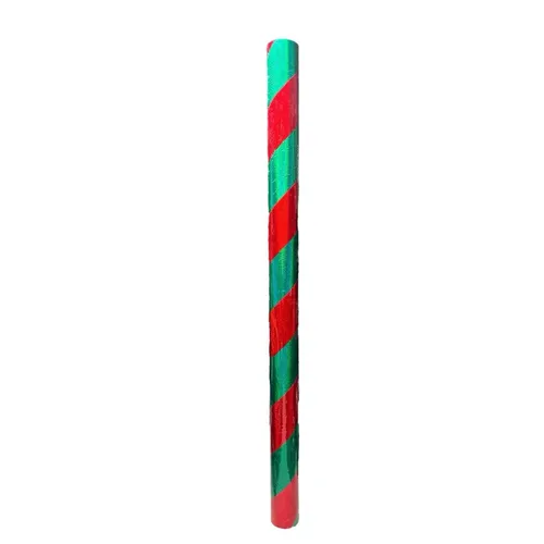 784 - Oversized - Column - 8' - Red/Green Glitter Vinyl
