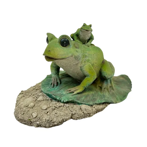 650 - Animals - Frog on Lily Pad - 9.5
