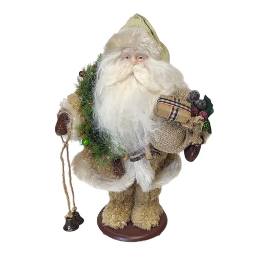 772 - Smalls - Woodland Santa Claus Holding Gifts/Bells - 10