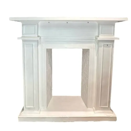 811 - Oversized - White Fireplace Mantel - 56