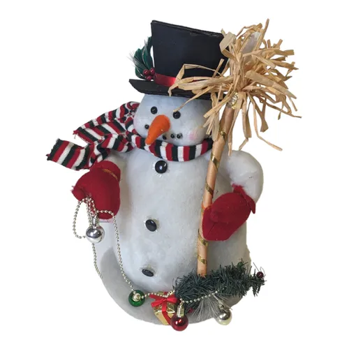 Smalls - Snowman w Top Hat/Broom - 10