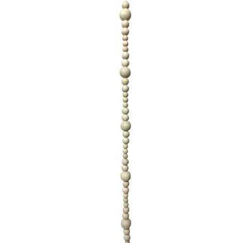 Garland - 7' - Beaded Wood