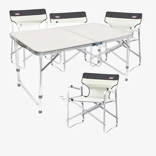 Sulankstomas stalas su kėdėmis
