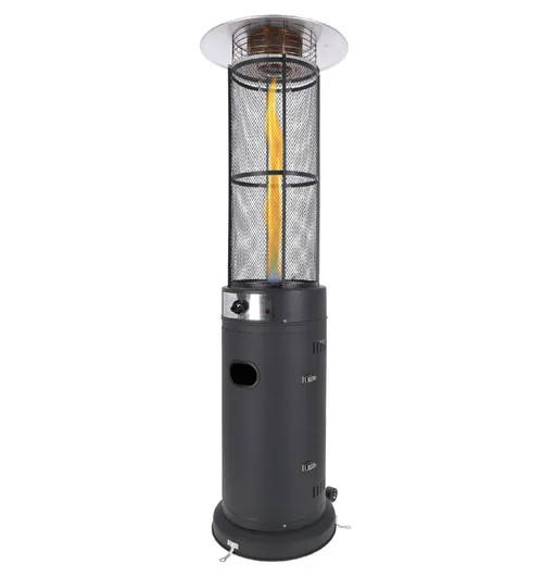 Terrasheater vlam