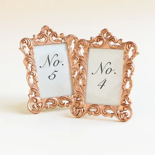 Vintage Frame Table Numbers