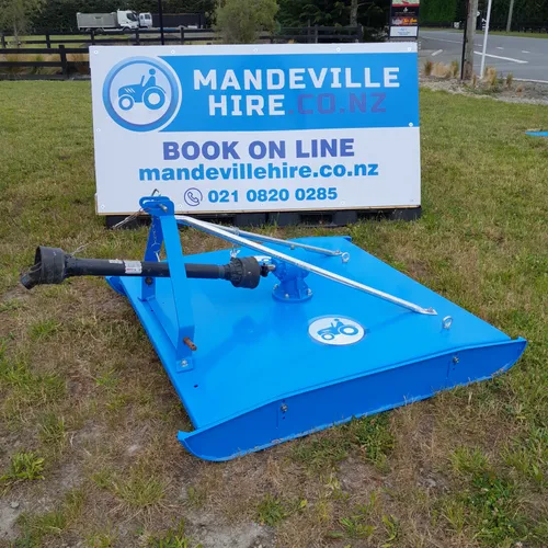 Ride on slasher mower hire outlet