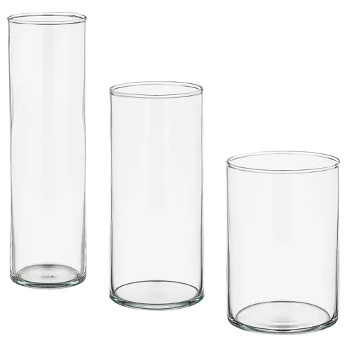 Glass Tube Vase Set