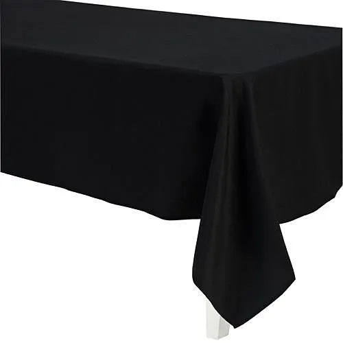 2.7m Black Tablecloth (To Fit 1.8m Trestle Table)
