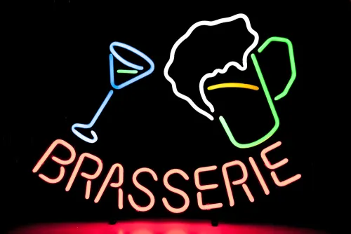 Neonleuchte Brasserie