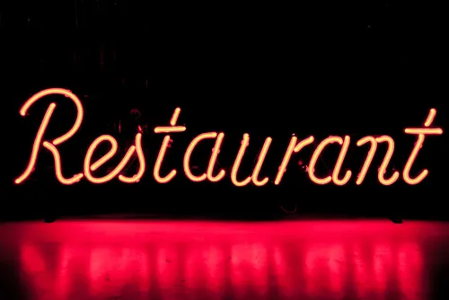 Neonleuchte Restaurant