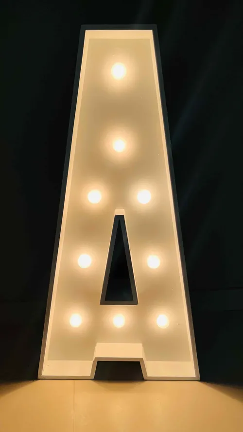 Rental Light-up Marquee Alphabet Party Decoration Letter A
