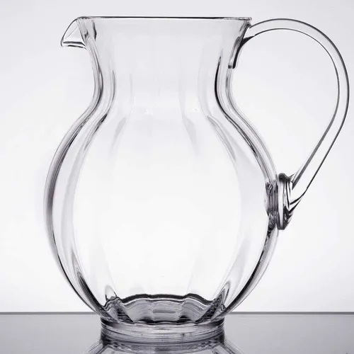 Party Rental 90oz Beverage Dispenser Pitcher - Clear 