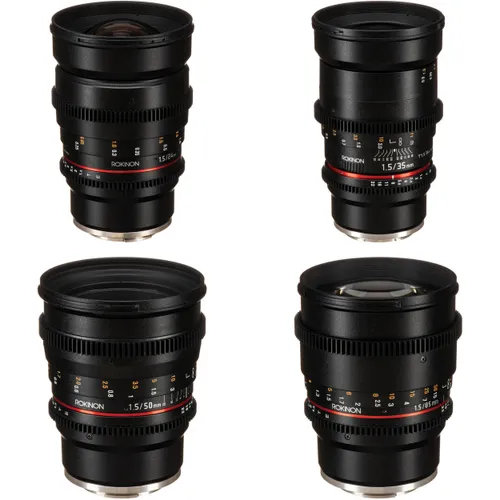 Rokinon Cine DS - 4 Lens Set