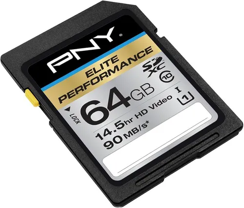 PNY 64GB SD Card (100MB/s)