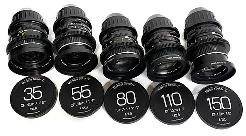 Mamiya Sekor-C (6 Lens Set)