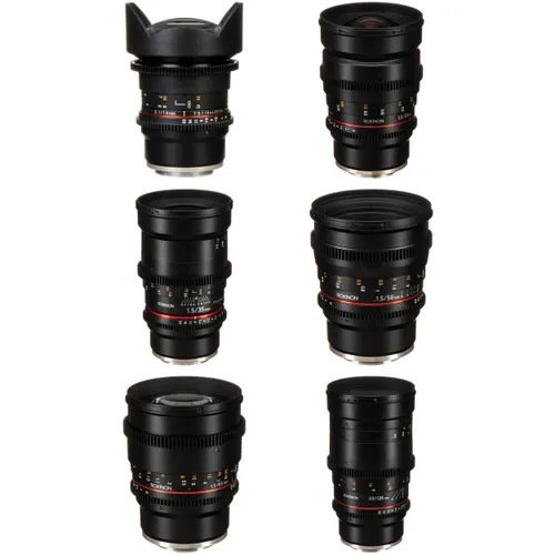 Rokinon Cine DS - 5 Lens Set