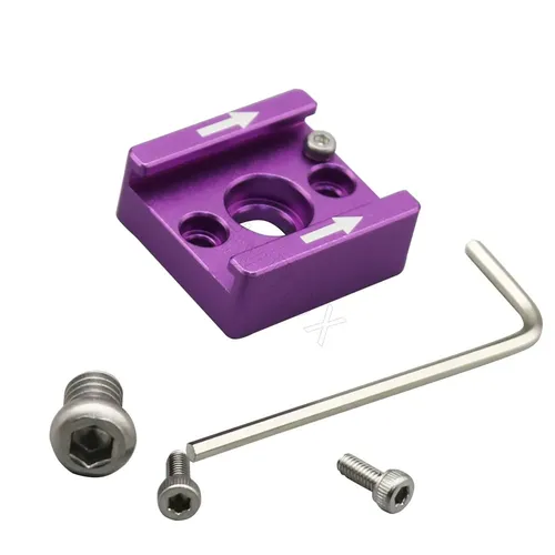 Cold Shoe Mount Purple