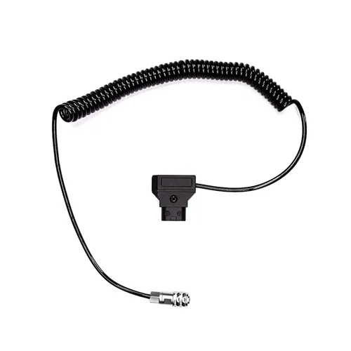 Coiled D-Tap to 2-Pin Power Cable for BMPCC 6K/4K