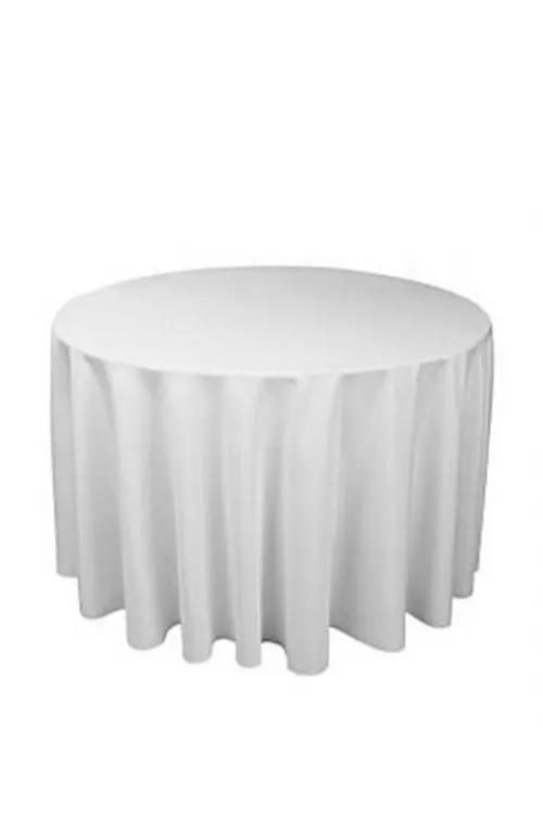 Table Covers - White - Round - 2.4m