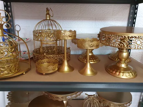 Golden Cake Stand Set 11pcs
