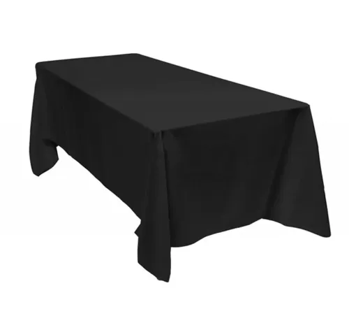Black Rectangular Table Covers - 3.2m