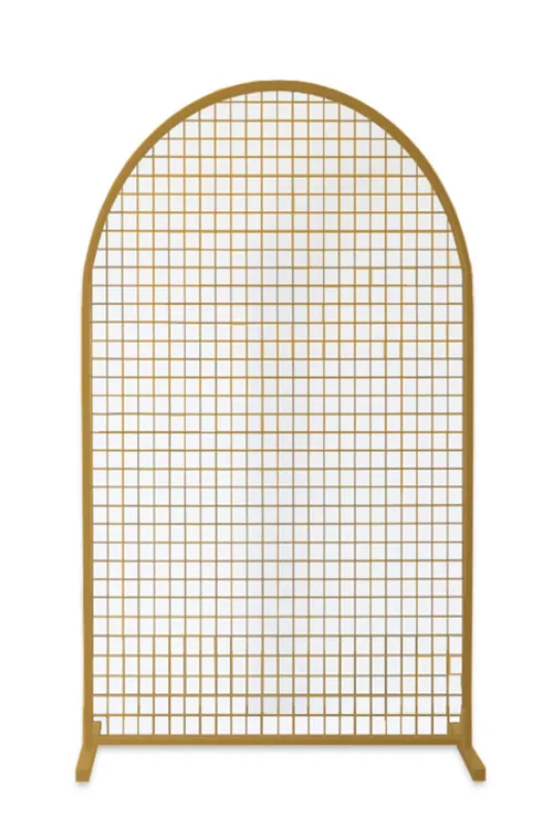 Arch Mesh Backdrop - Gold