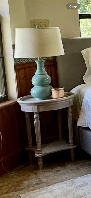 Set of 2 - Round French Provincial Nightstands