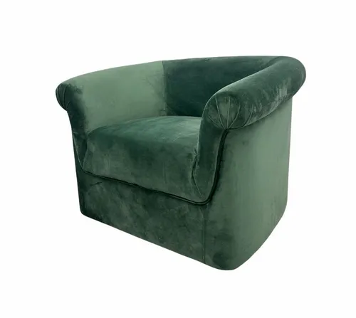 Emerald Green Velvet Arm Chair