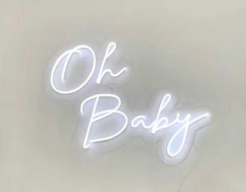 Oh Baby neon sign