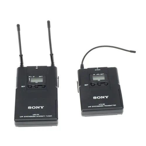 Sony Wireless URX-P2 Receiver + UTX-B2 Transmitter