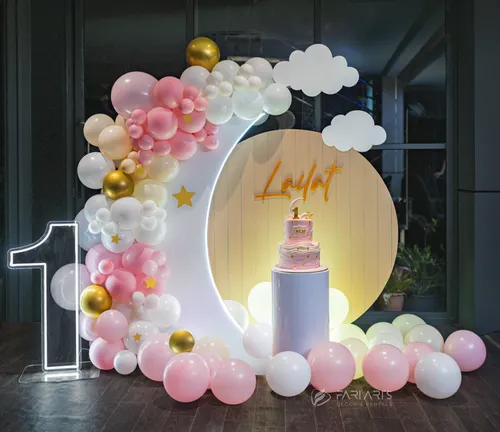 Crescent Moon Backdrop Panel Arch