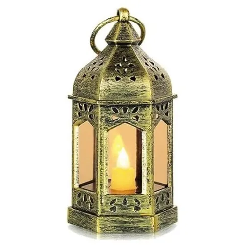 Mini Gold Vintage Lantern