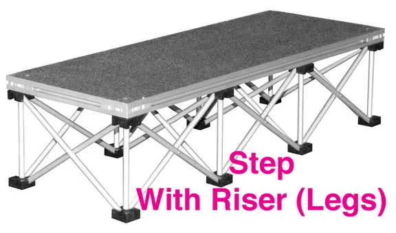 1 Person Set Up Stages By Intellistage collection image