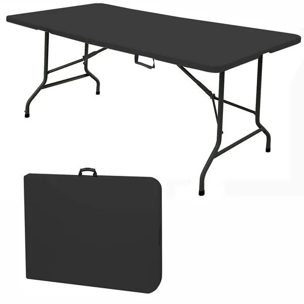 6 Ft Plastic Folding tables Black Marion Ohio Tent Rentals Event