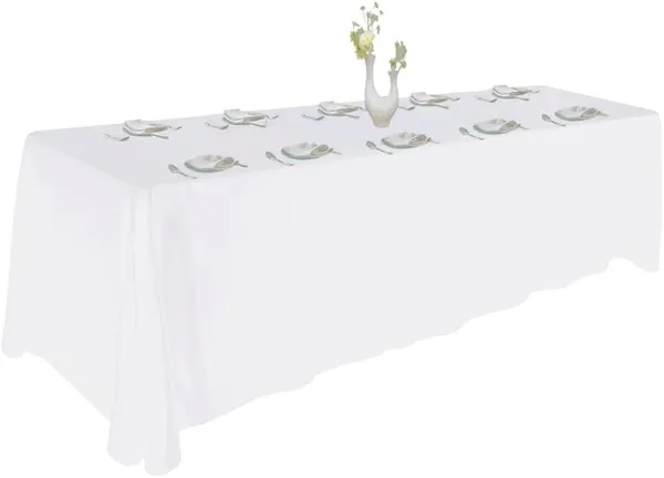 Table Covers - White - Rectangular - Large 3.2m